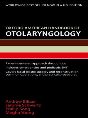 cover image of Oxford American Handbook of Otolaryngology
